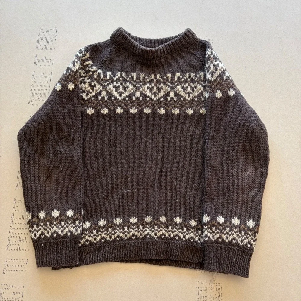 Vintage Stobi Wool Fair Isle Sweater